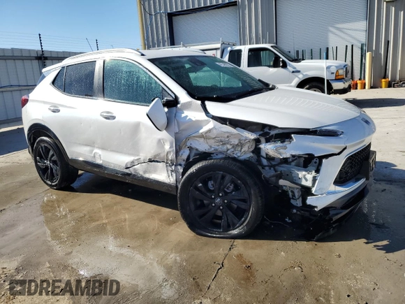 2024 Buick Encore GX Sport Touring with VIN KL4AMDSL3RB086553, listed as a Copart auction lot 47048905 with 20,831 mi miles and Salvage title. Bid and sale history available at DreamBid. Image 4.