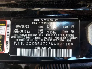 2022 Kia K5 GT-Line z VIN 5XXG64J22NG093100, wystawiony jako Copart lot #56508604 z przebiegiem 87 815 mil mil oraz Szkoda całkowita • Salvage title. Historia ofert i sprzedaży dostępna na DreamBid. Obrazek 12.