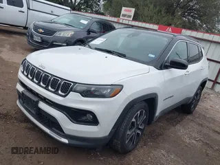 2023 Jeep Compass Limited with VIN 3C4NJDCN9PT567144, listed as a IAAI auction lot 41453466 with 35,973 mi miles and . Bid and sale history available at carsss.com. Image 18.