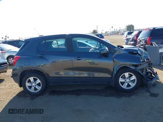 2020 Chevrolet Trax LS with VIN 3GNCJKSB1LL240323, listed as a IAAI auction lot 42011374 with 108,561 mi miles and . Bid and sale history available at carsss.com. Image 13.