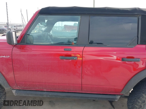 2021 Ford Bronco with VIN 1FMDE5BHXMLB01758, listed as a IAAI auction lot 41418048 with 31,652 mi miles and . Bid and sale history available at DreamBid. Image 14.