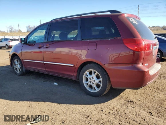 2006 Toyota Sienna XLE with VIN 5TDZA22C36S499373, listed as a Copart auction lot 88601455 with 187,179 mi miles and Non Repairable. Bid and sale history available at carsss.com. Image 2.