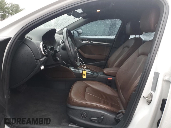 2016 Audi A3 2.0T Premium with VIN WAUB8GFF3G1059082, listed as a Copart auction lot 83622674 with 57,115 mi miles and Salvage Title. Bid and sale history available at carsss.com. Image 7.