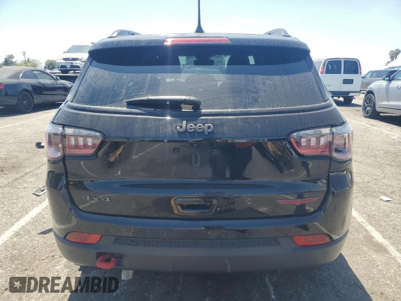 2024 Jeep Compass Trailhawk с VIN 3C4NJDDN5RT137399, выставлен на аукционе Copart как лот 57471105 с пробегом 29 008 миль миль и Списание • Salvage title. История ставок и продаж доступна на DreamBid. Изображение 6.