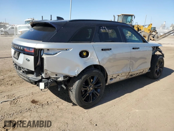 2019 Land Rover Range Rover Velar S with VIN SALYB2EN6KA782601, listed as a Copart auction lot 57572373 with 46,518 mi miles. Bid and sale history available at carsss.com. Image 3.