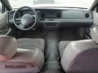 1998 Ford Crown Victoria Police with VIN 2FAFP71W7WX124185, listed as a Copart auction lot 66187024 with 161,325 mi miles and Salvage Title. Bid and sale history available at carsss.com. Image 8.