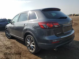 2014 Mazda CX-9 Grand Touring with VIN JM3TB3DVXE0443852, listed as a Copart auction lot 59106525 with 101,969 mi miles and Salvage title. Bid and sale history available at DreamBid. Image 2.