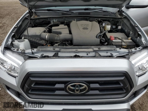 2022 Toyota Tacoma SR with VIN 3TMCZ5AN0NM533089, listed as a Copart auction lot 53757995 with 27,298 mi miles and Salvage title. Bid and sale history available at DreamBid. Image 11.