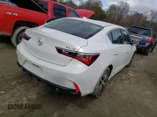 2020 Acura ILX w/Premium Pkg with VIN 19UDE2F77LA007577, listed as a Copart auction lot 70630742 with Not Provided miles. Bid and sale history available at carsss.com. Image 3.