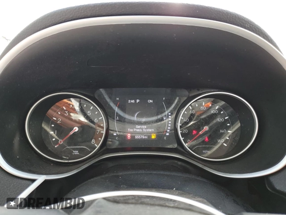 2020 Jeep Compass Latitude with VIN 3C4NJCBB1LT225067, listed as a Copart auction lot 47819295 with 55,579 mi miles and Salvage Title. Bid and sale history available at carsss.com. Image 9.