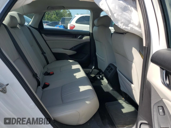 2018 Honda Accord Touring with VIN 1HGCV1F94JA059656, listed as a Copart auction lot 62375765 with 20,432 mi miles and Salvage title. Bid and sale history available at DreamBid. Image 10.