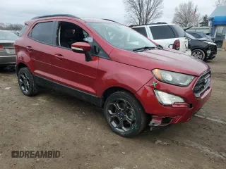 2018 Ford EcoSport SES with VIN MAJ6P1CL1JC198949, listed as a Copart auction lot 42748455 with 91,266 mi miles and Salvage Title. Bid and sale history available at DreamBid. Image 4.