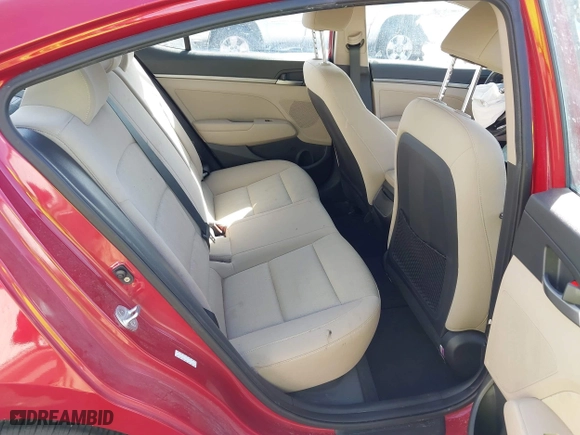 2018 Hyundai Elantra Value Edition with VIN KMHD84LF3JU657009, listed as a IAAI auction lot 41780491 with 65,855 mi miles. Bid and sale history available at carsss.com. Image 8.