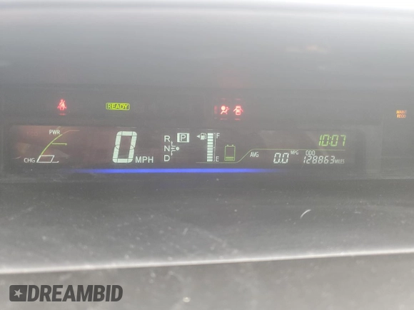 2015 Toyota Prius Two z VIN JTDZN3EU6FJ037076, wystawiony jako Copart lot #54576255 z przebiegiem 128 863 mil mil oraz Szkoda całkowita • Salvage title. Historia ofert i sprzedaży dostępna na DreamBid. Obrazek 9.