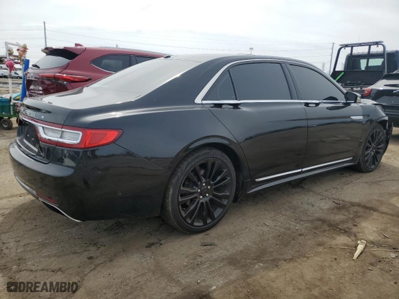 2017 Lincoln Continental Reserve with VIN 1LN6L9NC9H5614970, listed as a Copart auction lot 51627195 with 72,141 mi miles and Clean Title. Bid and sale history available at carsss.com. Image 3.