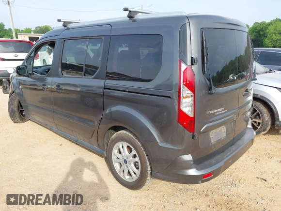 2019 Ford Transit Connect XLT with VIN NM0GS9F2XK1427203, listed as a IAAI auction lot 42265074 with 106,005 mi miles and . Bid and sale history available at DreamBid. Image 3.