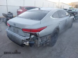 2018 Lexus LS with VIN JTHB51FF1J5001429, listed as a IAAI auction lot 41307123 with 126,491 mi miles. Bid and sale history available at carsss.com. Image 4.