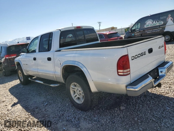 2001 Dodge Dakota Sport with VIN 1B7HG2AN81S245204, listed as a Copart auction lot 46337065 with 265,385 mi miles and Salvage Title. Bid and sale history available at carsss.com. Image 2.