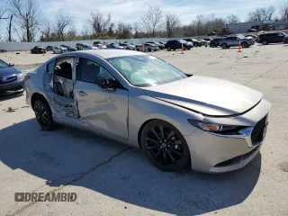 2025 Mazda 3 2.5 S Select Sport with VIN 3MZBPABM1SM458167, listed as a Copart auction lot 51008445 with Not Provided miles and Salvage Title. Bid and sale history available at carsss.com. Image 4.