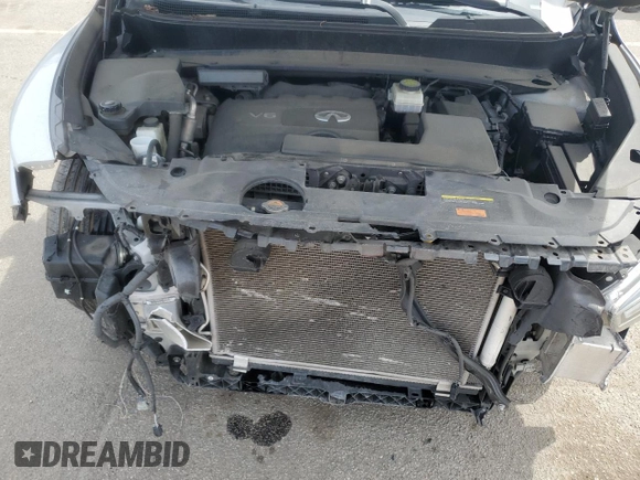 2020 Infiniti QX60 Signature Edition with VIN 5N1DL0MM8LC527577, listed as a Copart auction lot 53830435 with 80,090 mi miles and Salvage title. Bid and sale history available at DreamBid. Image 12.