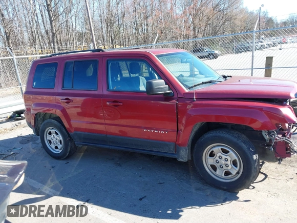 2014 Jeep Patriot Sport with VIN 1C4NJPBA5ED689986, listed as a IAAI auction lot 41701397 with 155,242 mi miles and . Bid and sale history available at carsss.com. Image 13.
