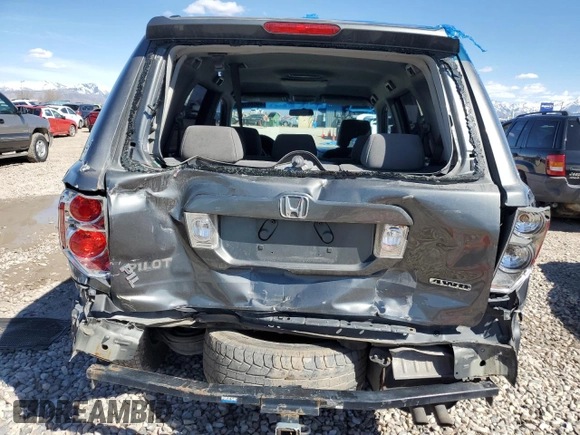 2007 Honda Pilot EX with VIN 2HKYF18437H540082, listed as a Copart auction lot 49068285 with 180,679 mi miles and Salvage Title. Bid and sale history available at DreamBid. Image 6.