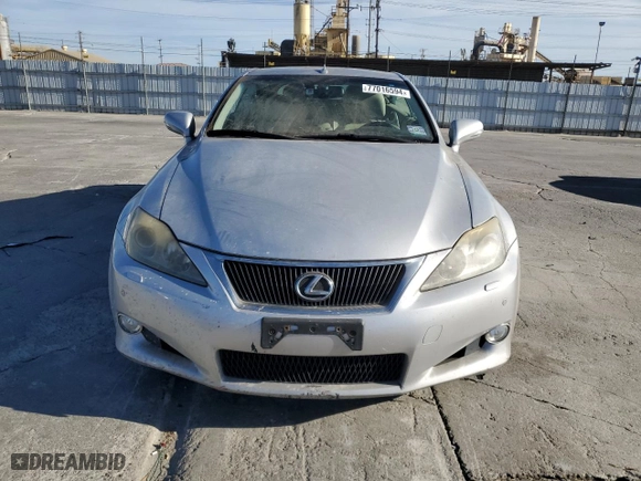 2010 Lexus IS 250C with VIN JTHFF2C2XA2508515, listed as a Copart auction lot 77016594 with 155,231 mi miles and Salvage Title. Bid and sale history available at carsss.com. Image 5.