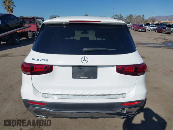 2020 Mercedes-Benz GLB with VIN W1N4M4GBXLW016379, listed as a IAAI auction lot 41307068 with 56,482 mi miles. Bid and sale history available at carsss.com. Image 16.