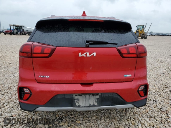 2022 Kia Niro LXS SE with VIN KNDCB3LC2N5501402, listed as a Copart auction lot 59980064 with 145,234 mi miles and Salvage Title. Bid and sale history available at carsss.com. Image 6.