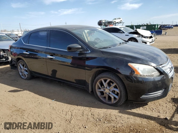 2015 Nissan Sentra SV with VIN 3N1AB7AP3FY231673, listed as a Copart auction lot 51539645 with 155,434 mi miles and Salvage Title. Bid and sale history available at carsss.com. Image 4.