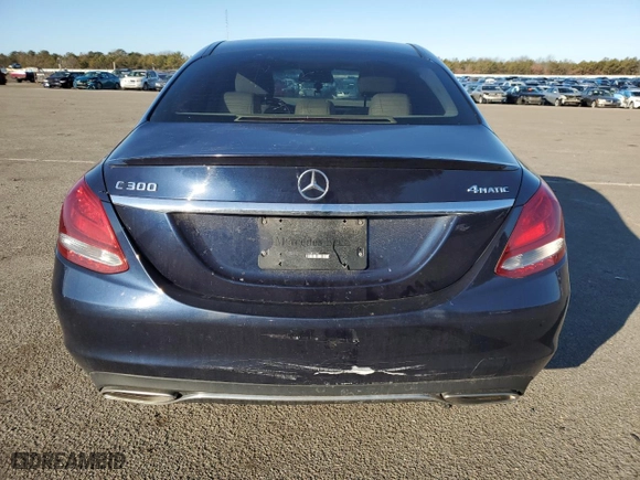 2018 Mercedes-Benz C-Class C 300 with VIN WDDWF4KB0JR322395, listed as a Copart auction lot 42531245 with 65,749 mi miles and Salvage Title. Bid and sale history available at carsss.com. Image 6.