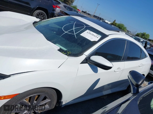 2020 Honda Civic EX-L with VIN 19XFC1F70LE203137, listed as a IAAI auction lot 42028424 with 87,011 mi miles and . Bid and sale history available at DreamBid. Image 15.
