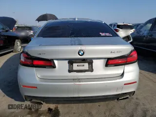 2021 BMW 5 Series 530i xDrive with VIN WBA13BJ08MWX25707, listed as a Copart auction lot 43371195 with 75,126 mi miles and Salvage Title. Bid and sale history available at carsss.com. Image 6.