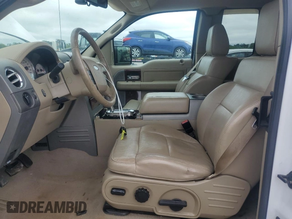 2007 Ford F-150 XL with VIN 1FTPX12V97NA56296, listed as a Copart auction lot 58709345 with 172,989 mi miles and Salvage title. Bid and sale history available at DreamBid. Image 7.