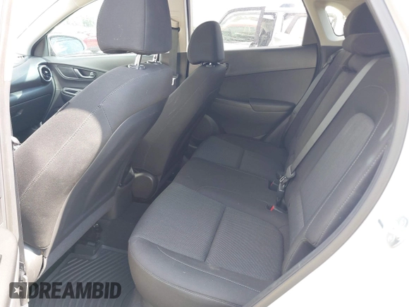 2023 Hyundai Kona SEL with VIN KM8K6CAB3PU062015, listed as a IAAI auction lot 42187191 with 35,599 mi miles. Bid and sale history available at carsss.com. Image 8.