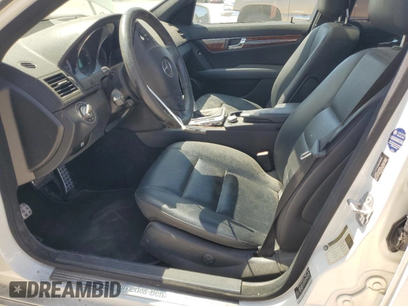 2010 Mercedes-Benz C 350 Sport with VIN WDDGF5GB9AR114616, listed as a Copart auction lot 62102435 with 186,707 mi miles and Clean title. Bid and sale history available at DreamBid. Image 7.