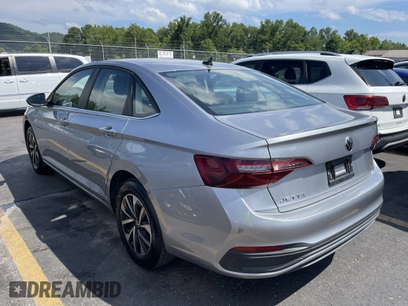2024 Volkswagen Jetta S with VIN 3VW5M7BU5RM054856, listed as a IAAI auction lot 42744213 with 22,414 mi miles and . Bid and sale history available at DreamBid. Image 8.