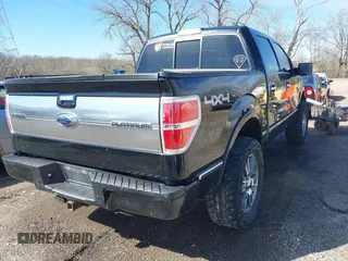 2009 Ford F-150 XL with VIN 1FTPW14V09FB49205, listed as a IAAI auction lot 41806637 with 179,967 mi miles. Bid and sale history available at carsss.com. Image 4.