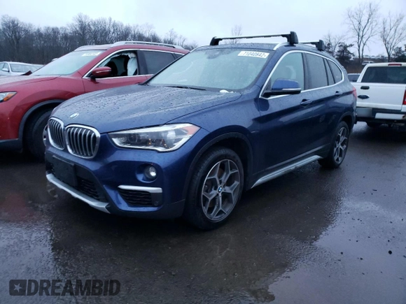 2019 BMW X1 xDrive28i with VIN WBXHT3C53K5L37533, listed as a Copart auction lot 71040942 with 44,237 mi miles. Bid and sale history available at carsss.com. Image 1.