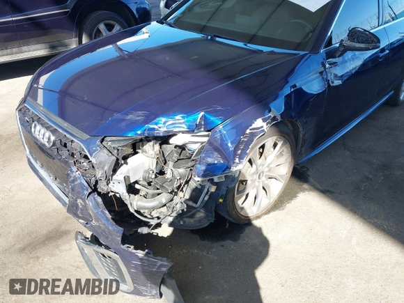 2020 Audi A4 Premium Plus with VIN WAUENAF46LA065907, listed as a IAAI auction lot 41647397 with 40,605 mi miles and . Bid and sale history available at DreamBid. Image 6.