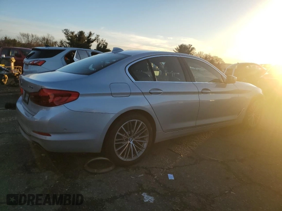2020 BMW 5 Series 540i xDrive with VIN WBAJS3C09LWW77980, listed as a Copart auction lot 85268944 with 20,396 mi miles and Salvage title. Bid and sale history available at DreamBid. Image 3.
