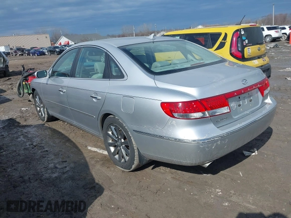 2009 Hyundai Azera Limited with VIN KMHFC46F19A341981, listed as a IAAI auction lot 41714918 with 148,425 mi miles and . Bid and sale history available at DreamBid. Image 3.