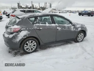 2013 Mazda 3 GX with VIN JM1BL1KF7D1779565, listed as a Copart auction lot 47848915 with 161,048 mi miles and Salvage Title. Bid and sale history available at carsss.com. Image 3.