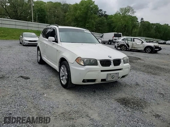 2006 BMW X3 3.0i with VIN WBXPA93486WG81891, listed as a Copart auction lot 52623155 with 217,793 mi miles and Salvage Title. Bid and sale history available at carsss.com. Image 12.