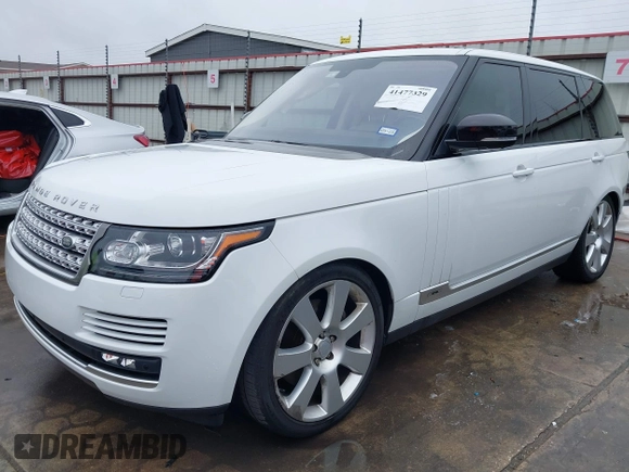 2016 Land Rover Range Rover Supercharged with VIN SALGS3EF0GA274223, listed as a IAAI auction lot 41477329 with 74,664 mi miles and . Bid and sale history available at DreamBid. Image 2.