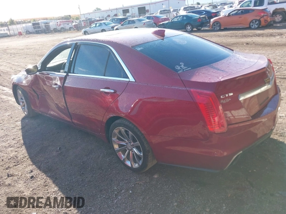 2017 Cadillac CTS Sedan Luxury RWD with VIN 1G6AR5SX6H0209551, listed as a IAAI auction lot 40415657 with 86,551 mi miles. Bid and sale history available at carsss.com. Image 3.