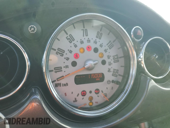 2007 MINI Convertible with VIN WMWRF33567TF66784, listed as a Copart auction lot 71571744 with 115,008 mi miles and Salvage Title. Bid and sale history available at DreamBid. Image 9.