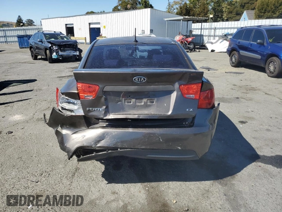 2012 Kia Forte EX with VIN KNAFU4A27C5564870, listed as a Copart auction lot 67554634 with 134,155 mi miles and Salvage Title. Bid and sale history available at carsss.com. Image 6.