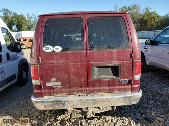 2007 Ford Econoline Wagon XL with VIN 1FBSS31L27DA87159, listed as a Copart auction lot 75404694 with 0 mi miles and Salvage Title. Bid and sale history available at carsss.com. Image 6.