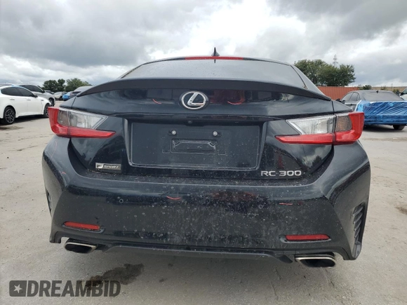 2018 Lexus RC 300 with VIN JTHHA5BC6J5008725, listed as a Copart auction lot 74553644 with 80,119 mi miles and Salvage title. Bid and sale history available at DreamBid. Image 6.